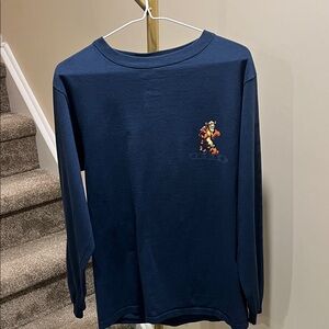 Disney, Tigger Navy Long Sleeve Shirt size Small